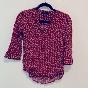 Atmosphere red paisley print sz 2